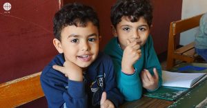 A library for young people in the Diakonia Development Center in Egypt