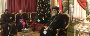 ACN delegation visits Egypt in solidarity with victims of islamic fundamentalism - meeting with Pope Tawadros II