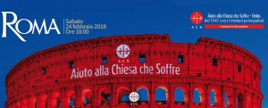 ACN to illuminate Coliseum in red – and churches in Aleppo and Mosul at the same time
