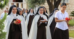 Israel. Renovación de la iglesia del convento de las Carmelitas en Haifa