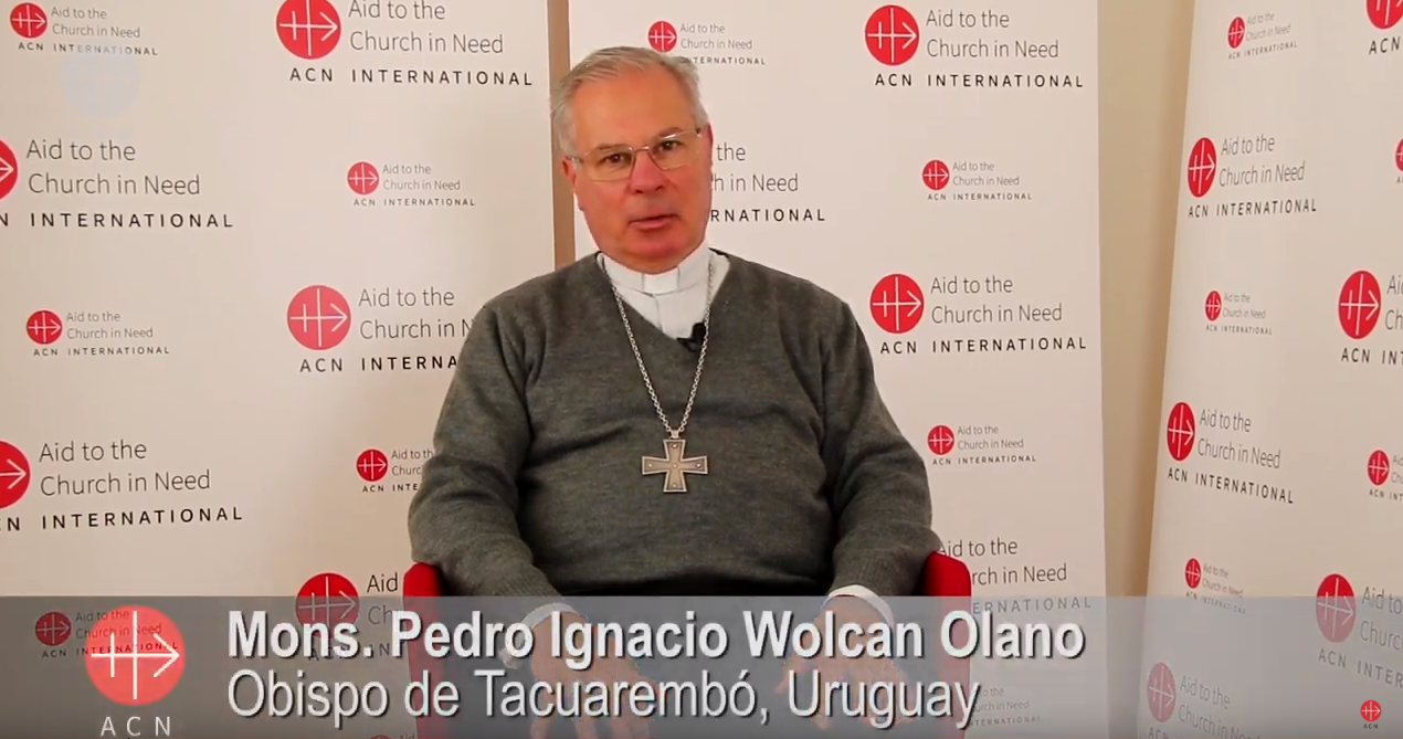 Mons. Ignacio Wolcan Olano, Obispo de Tucareambó, en Uruguay ACN