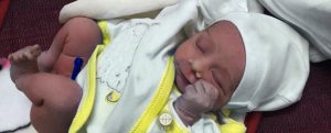 The baby saved from death in Iraq and adopted by a Christian family