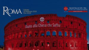 "El silencio y la indiferencia ayudan a los perseguidores. El Coloseo en rojo puede abrir mentes y corazones »