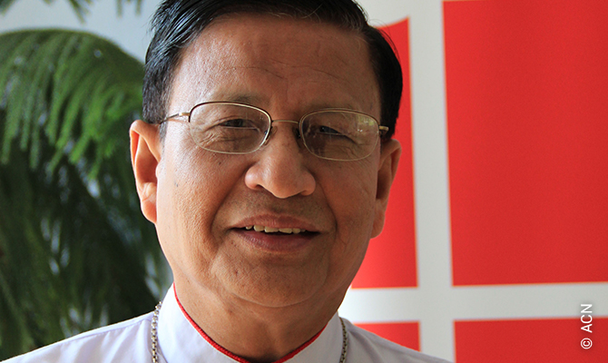 Cardenal Charles Bo, arzobispo of Yangon.