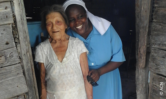 Cuba: Support for the apostolate of two religious sisters in Palma Soriano.