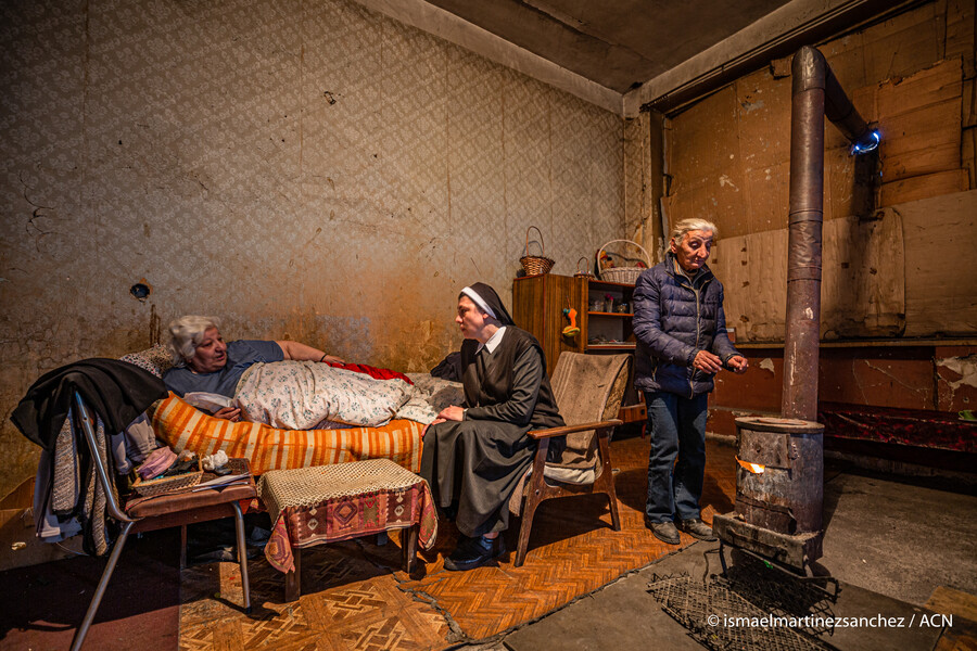 The Church in Armenia helps the needy.