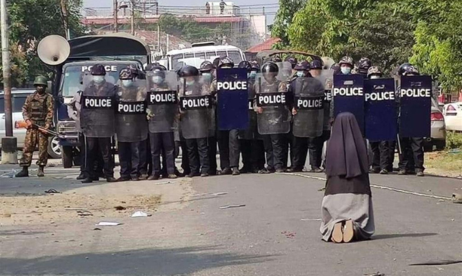 Myanmar coup prayer campagne