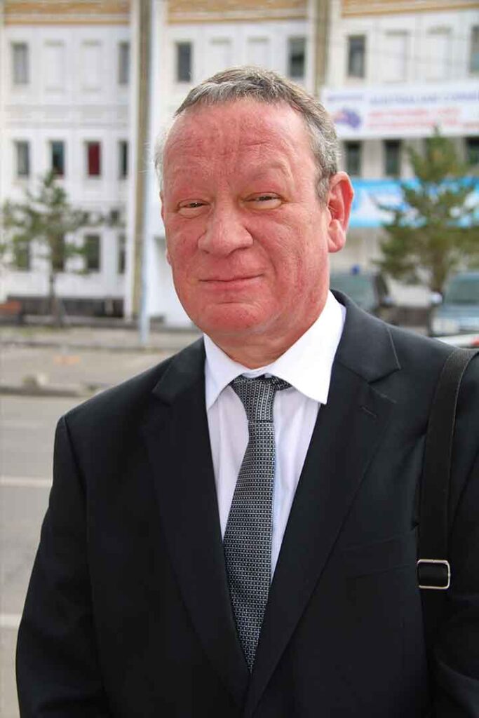 Peter Humeniuk (responsable de l'Asie centrale à ACN International) à Ulaanbaatar, Mongolie.