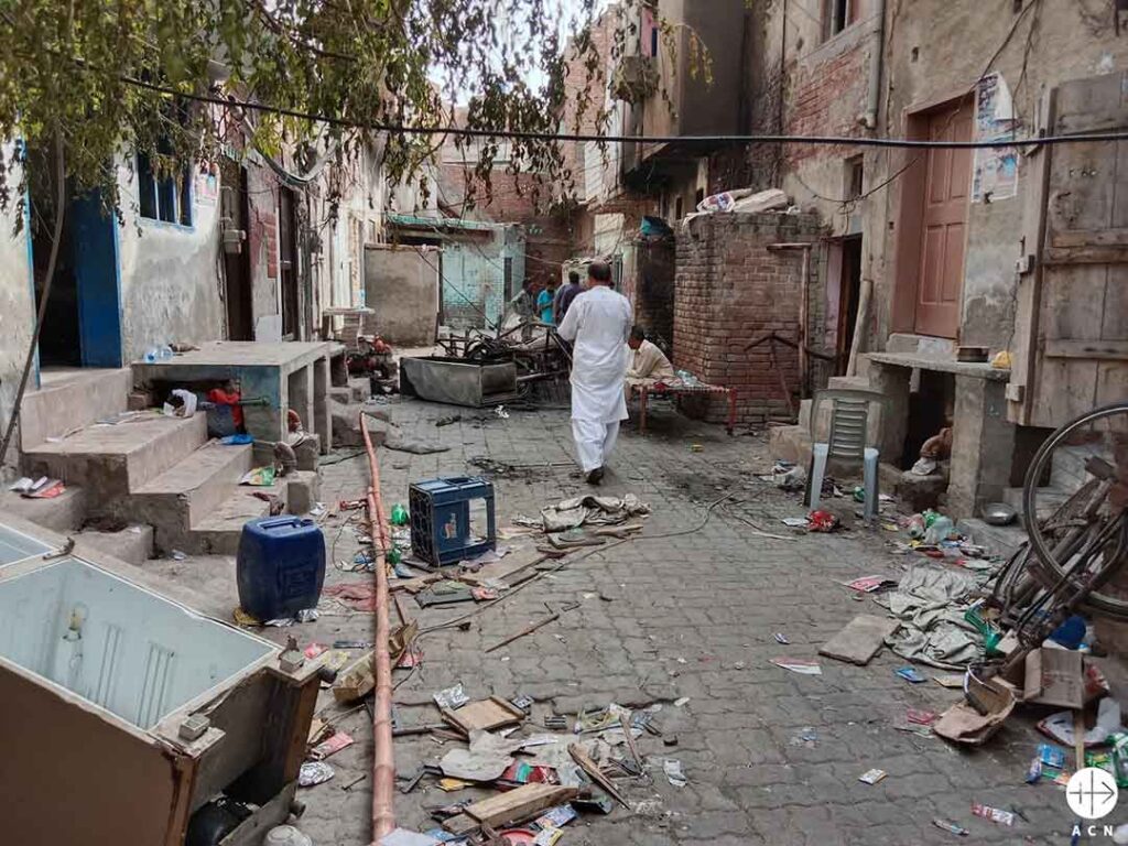 Up to 15 church buildings were attacked and hundreds of Christian homes destroyed after extremists went on the rampage